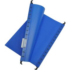 FIS FSHF01BL PP Hanging Files with Indicator  - 260 x 365mm - Blue