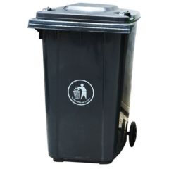 Brooks WST 266 Waste Bin Without Pedal - Black - 360 Liter