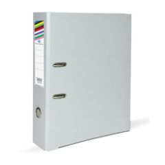 FIS FSBF8A4PGY PP Lever Arch File - 8cm Spine - A4 - Grey (Box of 50)