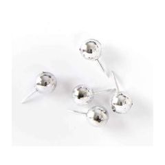 BNT 781815 Edge Map Pins - 20mm - Silver - 30 Pins / Pack