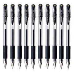 Uni-ball UM151 Signo Gel Pen - 0.38mm - Black (Pack of 12)
