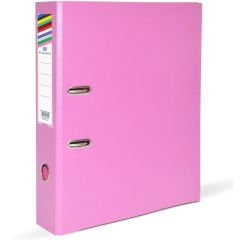 FIS FSBF8A4PPI PP Lever Arch File - 8cm Spine - A4 - Pink (Box of 50)