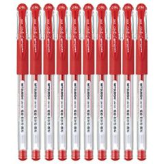 Uni-ball UM151 Signo Gel Pen - 0.38mm - Red (Pack of 12)
