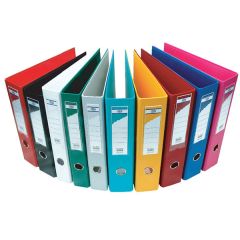 FIS FSBF8A4PSST PP Lever Arch File - 8cm - A4 - Assorted Color (Box of 50)