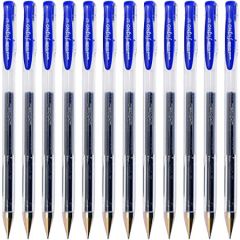 Uni-ball UM100 Signo Gel Ink Pen - 0.7mm - Blue (Pack of 12)
