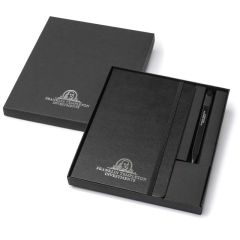 Moleskine OWMOL 325 Classic Large Notebook & Go Pen Set, Black