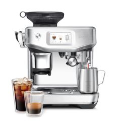 Sage SES882BSS4GUK1 The Barista Touch Impress Espresso Machine with Touchscreen, Brushed Stainless Steel