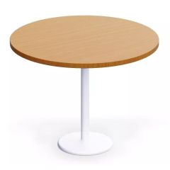 MHM Rodo 500E Round Table, 100 cm, Light Walnut
