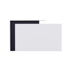 MHM Zelda 26R001 Modern Reception Desk, White