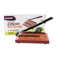 Partner PT-4117W Wooden Base Wide Surface Paper Trimmer - A4