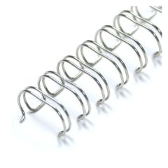 TPPS Binding wire 2:1,19mm (3/4"), 23 Loops, Silver(Pack of 50)