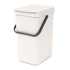 Brabantia Sort & Go Recycle Bin - White - 16 Liter