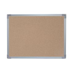 FIS FSGN90120RQ Cork Board - Aluminium Frame - 90cm x 120cm
