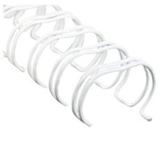 TPPS Binding wire 2:1, 22mm(7/8"), 23 Loops, White(Pack of 50)