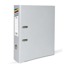 FIS FSBF8A4PGY PP Lever Arch Box File - A4 - 8cm Spine - Grey