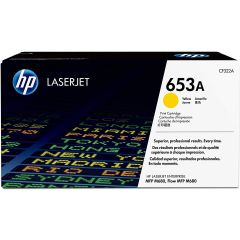 HP 653A LaserJet Toner Cartridge - Yellow (CF322A)