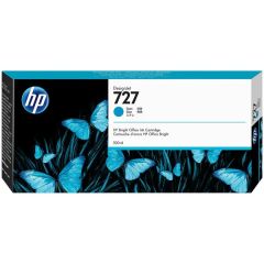 HP F9J76A 727 300-ml Cyan DesignJet Ink Cartridge