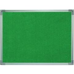 FIS FSGN90120RGR Fabric Board With Aluminum Frame - 90cm x 120cm - Green