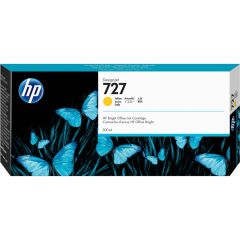 HP F9J78A 727 300-ml Yellow DesignJet Ink Cartridge
