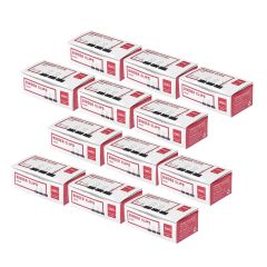 Deli E38566 Binder Clips - 15mm - Black - 12 Clips/Pack x (Box of 12)
