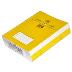 FIS FSEB2LP200N 2- Line with Left Margin, 1-Side Plain Exercise Book - 200 Pages (Pack of 6)