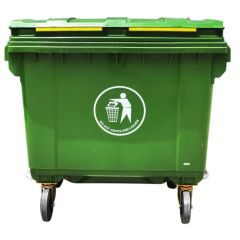 Brooks BKS WB 336 Waste Bin Without Pedal -  Green - 660 Liter