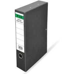 FIS FSBFRIGID-8 Laminated Rigid Box File - 8cm Spine - 210 x 330mm - Black