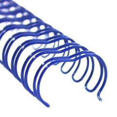 TPPS Binding Ring Wire 3:1,12.7mm(1/2"), 34 Loops, Blue (Pack of 100)