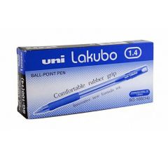 Uni-ball SG100 Lakubo Ball Point Pen - 1.4 mm Ball - Blue (Pack of 12)