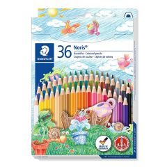 Staedtler 144 Noris Club Colouring Pencils - Assorted Color (Pack of 36)