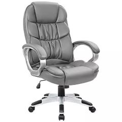 MHM High Back Office Chair, 49x53x105 cm, Grey
