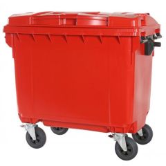 Brooks BKS WB 336 Waste Bin Without Pedal -  Red - 660 Liter