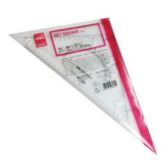 Deli 6430 Transparent Set Square - 30cm (Pack of 24)