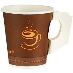 Falcon Printer 7Oz Paper Cups With Handle (Pack of 50)