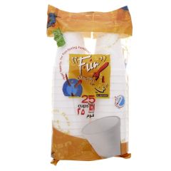 Fun Everyday 6Oz Foam Cups - White (Pack of 25)