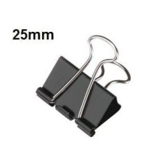 Deluxe AMT DE 111  Binder Clips - 25mm - 12 Clips / Pack