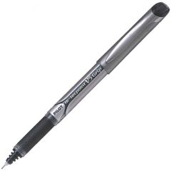 Pilot V5 Hi Tecpoint Grip Liquid Ink Rollerball Pen - 0.5mm - Black (Pack of 12)