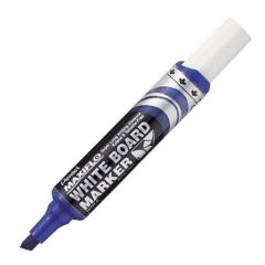 Pentel MWL6 Maxiflo White Board Marker - Chisel Tip  - Blue (Pack of 12)