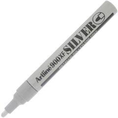 Artline 900XF Paint Marker - Bullet Tip - Metallic Silver (Pack of 12)