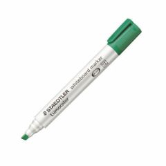 Staedtler 351B White Board Marker - Chisel Tip - Green (Pack of 10)