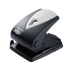 FIS FSPU98R8 Large 2-Hole Puncher - 40 Sheets Capacity - Black