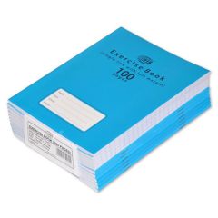 FIS FSEBSLM100N Single Line Left Margin Exercise Book - 100 Pages (Pack of 12)