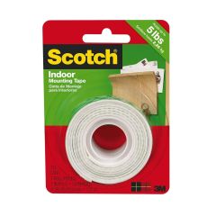 3M Scotch 114 Heavy Duty Double Sided Mounting Roll - 1" x 50"