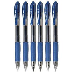 Pilot BLG27 G2 Retractable Gel Pen - 0.7mm Tip - Blue (Pack of 12)