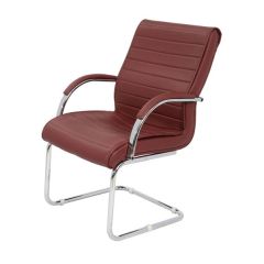 Mazaya MF 05463 Visitor Chair - Maroon In Fabric