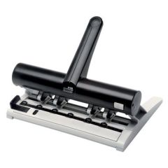 Novus B430 4-Hole Puncher - 30 Sheets Capacity - Grey & Black