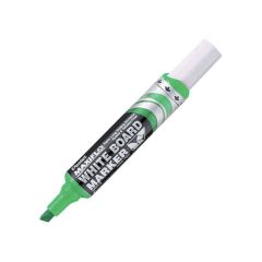 Pentel MWL6 Maxiflo White Board Marker - Chisel Tip - Green (Pack of 12)
