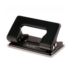 Kangaro DP-480 2-Hole Punch - 12 Sheets Capacity - Black