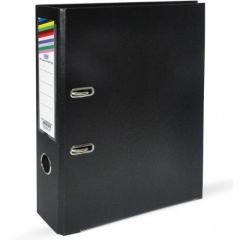 FIS FSBF8PBK PP Lever Arch Box File - 8cm Spine - F/S - Black - 1 Piece