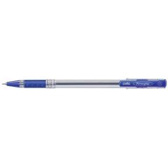 Cello Fine Grip Ball Point Pen - 0.7mm Ball - Blue (Pack of 12)